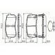 Тормозные колодки Bosch дисковые задние TOYOTA Prius/Corolla/Yaris "R "07>> 0986494328