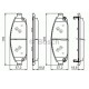 Тормозные колодки Bosch дисковые передние Jeep Grand Cherokee 2004-2010 0986494370