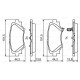Тормозные колодки Bosch дисковые задние MAZDA 3/Axela/CX-3 R 0986494803