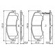 Тормозные колодки Bosch дисковые передние NISSAN/INFINITI X-Trail/Q50/Q60 F 0986494821
