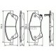 Тормозные колодки Bosch дисковые передние TOYOTA Auris/Avensis "F "07>> PR2 0986495106