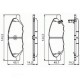 Тормозные колодки Bosch дисковые передние NISSAN Tiida (arab) 0986495133