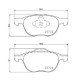 Тормозные колодки Bosch дисковые передние FORD/MAZDA/VOLVO Focus/3/V50/S400/C70/C30 0986495215