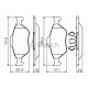 Тормозные колодки Bosch дисковые передние FORD/MAZDA Fiesta/Fusion/121 F 1.25-1.6 0986495220