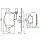 Тормозные колодки Bosch дисковые передние AUDI/SEAT/SKODA/VW F >>05 PR2 0986495241