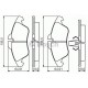 Тормозные колодки Bosch дисковые передние MERCEDES/VW Sprinter/Vito(638)/LT F PR2 0986495245