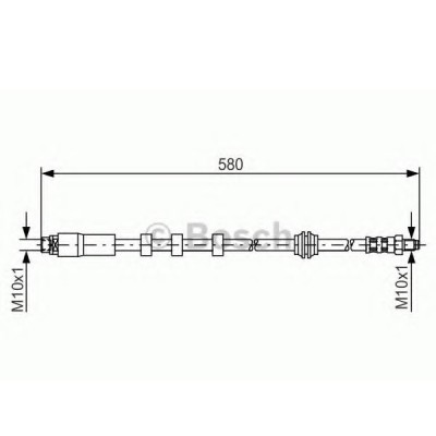 Тормозной шланг Bosch BMW 5/6 F 03-10 1987476093