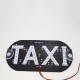 Светодиодная табличка "TAXI"  салонная на присосках, цвет - красный/зеленый