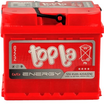 Автомобильный аккумулятор Topla 45 Ah/12V Energy Euro (0) (108045)