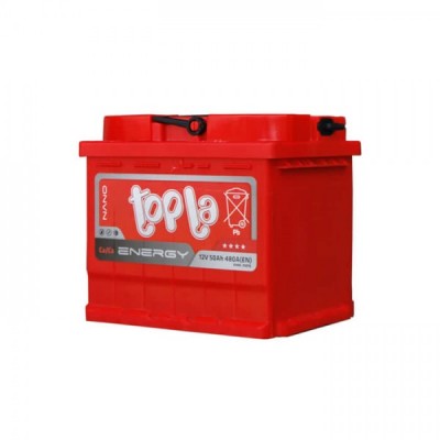 Автомобильный аккумулятор Topla 50 Ah/12V Energy Euro (108050)