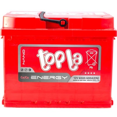 Автомобильный аккумулятор Topla 60 Ah/12V Energy Euro (0) (108060)