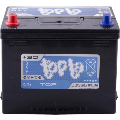 Автомобильный аккумулятор Topla 75 Ah/12V Top/Energy Japan (1) 57524 (118975)