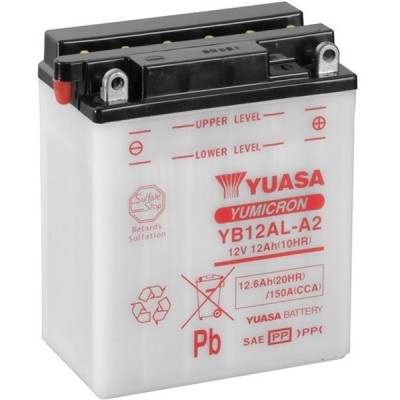 Мото аккумулятор Yuasa 12.6 Ah/12V YuMicron Battery (сухозаряжений) (YB12AL-A2)