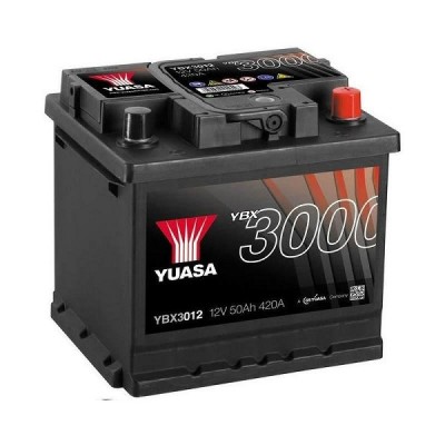 Автомобильный аккумулятор Yuasa 50 Ah/12V SMF Battery (0) (YBX3012)