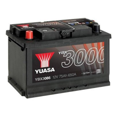 Автомобильный аккумулятор Yuasa 75 Ah/12V SMF Battery (1) (YBX3086)