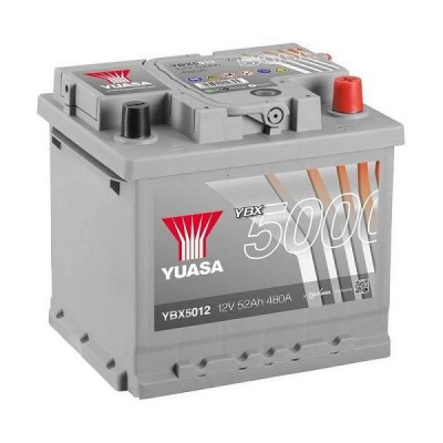 Автомобильный аккумулятор Yuasa 52 Ah/12V Silver High Performance Battery (0) (YBX5012)