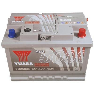 Автомобильный аккумулятор Yuasa 80 Ah/12V Silver High Performance Battery (0) (YBX5096)