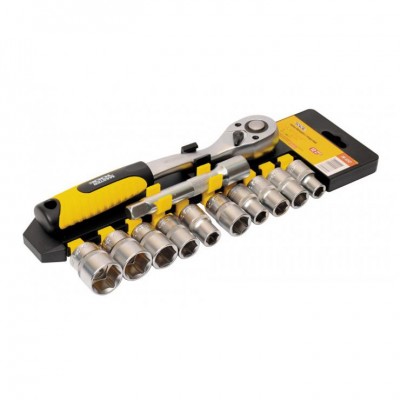 Набор насадок MasterTool 1/2" с трещоткой 12ед. (78-1212)