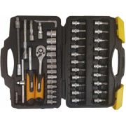 Набор ключей и насадок торцевых MasterTool 1/4" 46 шт (78-2047)