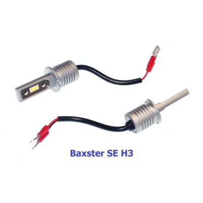 Комплект LED ламп BAXSTER SE H3 Pk22s 9-32V 6000K 2600lm с радиатором