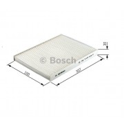 Воздушный фильтр салона BOSCH 2122 AUDI A6 4F, R8 2,4-4,2 04-
