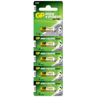 Батарейка GP Alkaline 12V 27A-U5 щелочная A27