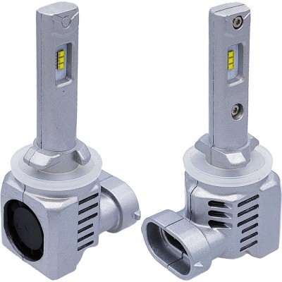 Комплект світлодіодних ламп HeadLight M3 H27 (PGJ13) 55W 6000K з активним охолодженням 12/24V