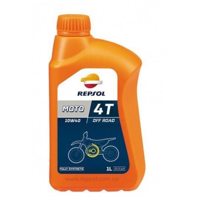 Масло моторное 4Т Repsol MOTO OFF ROAD 4T 10W-40, 1л / RP162N51