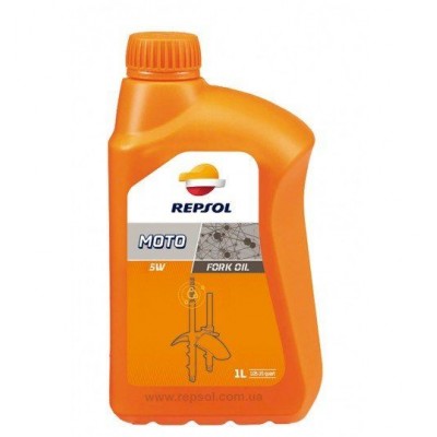 Масло для амортизаторов Repsol MOTO FORK OIL 5W, 1л / RP172L51