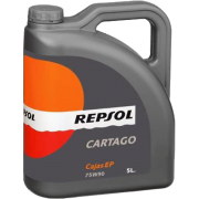 Трансмиссионное масло 75W-90 CARTAGO CAJAS EP 5л REPSOL (GL-4) CP-5 / RP024L55