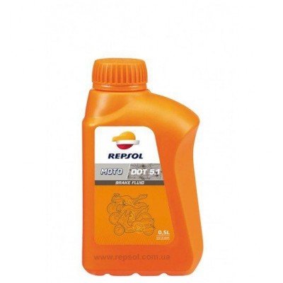 Тормозная жидкость Repsol MOTO DOT 5.1 BRAKE FLUID, 0,5л / RP713B56