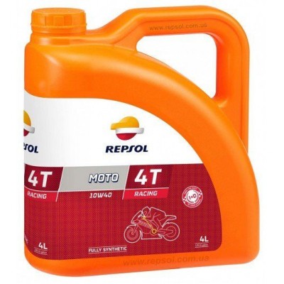 Масло для 4T двигателей 10W-40 Moto Racing 4л REPSOL / RP160N54