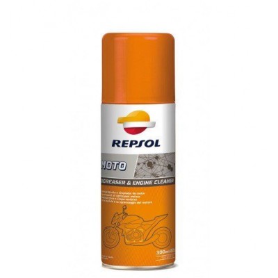 Обезжириватель и очиститель Repsol MOTO DEGREASER & ENGINE, 400 мл / RP716C98