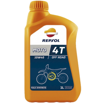 Масло для 4T двигателей 10W-40 Moto Racing, 1л, REPSOL / RP160N51