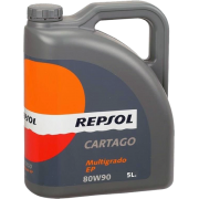 Трансмиссионное масло 80W-90 CARTAGO EP MultiGRADO 5л REPSOL (GL-5) CP-5 / RP024R55