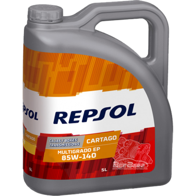 Трансмиссионное масло 85W-140 CARTAGO EP MultiGRADO 5л REPSOL (GL-5) CP-5 / RP024S55