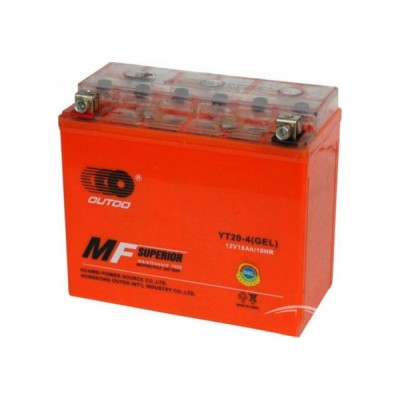Мото аккумулятор Outdo 19 Ah  YB16L-BS (GEL)/(4х) HCOG19N-1