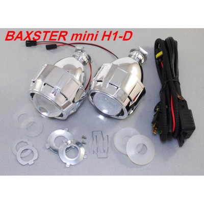 Комплект биксеноновых линз Baxster G5 H1-D 2,5" без ангельских глазок (2шт)