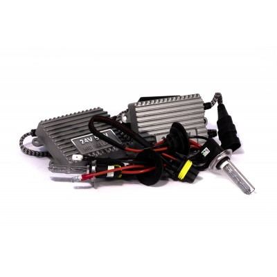 Комплект ксенона КВАНТ PRO H7 ceramic 5000К 24v с блоками AC