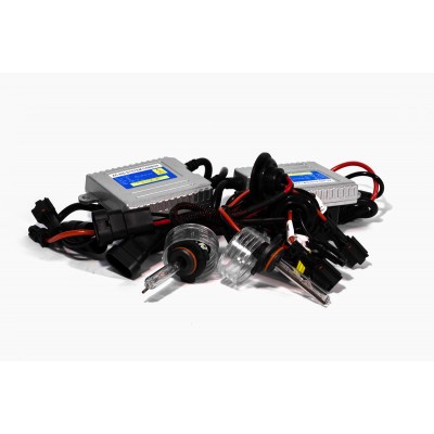 Комплект ксенона КВАНТ PRO HB3 ceramic 5000К 12v блоки AC с обманкой