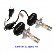 Комплект LED ламп BAXSTER S1 gen2 H4 6000K 4000lm с радиатором