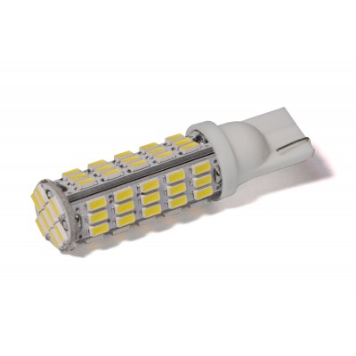 Светодиодная лампа StarLight T10 68(60+8) диодов SMD 3020 12V 2W WHITE