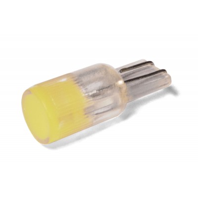 Светодиодная лампа StarLight T10 1 диод СОВ 12V 0.5W WHITE прозрачный цоколь