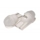 Светодиодная лампа StarLight T10 1 диод 12V 0.5W 3D WHITE матовая линза, running lights