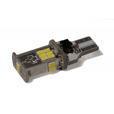 Светодиодная лампа StarLight T15 18 диодов 3020 12V-24V 6.5W WHITE / Canbus / мультиполярная / печатная плата
