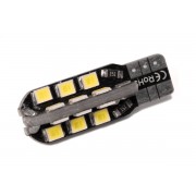 Светодиодная лампа StarLight T10 24 диодов 3030 12V 2W WHITE / Canbus / печатная плата