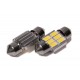 Светодиодная лампа StarLight T11 6 диодов 5630 1W 12V WHITE / 31mm / мультиполярная