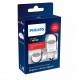 Комплект светодиодных ламп Philips 11065XURX2 W21W 12/24V Red