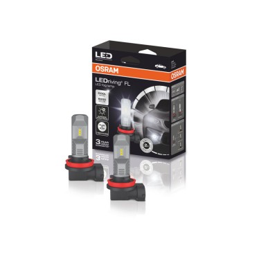 Комплект світлодіодних ламп OSRAM 67219CW LEDriving FL H8/H11/H16 8.2W 12V 6000K