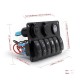 Блок переключателей HeadLight 6+3 синяя подсветка